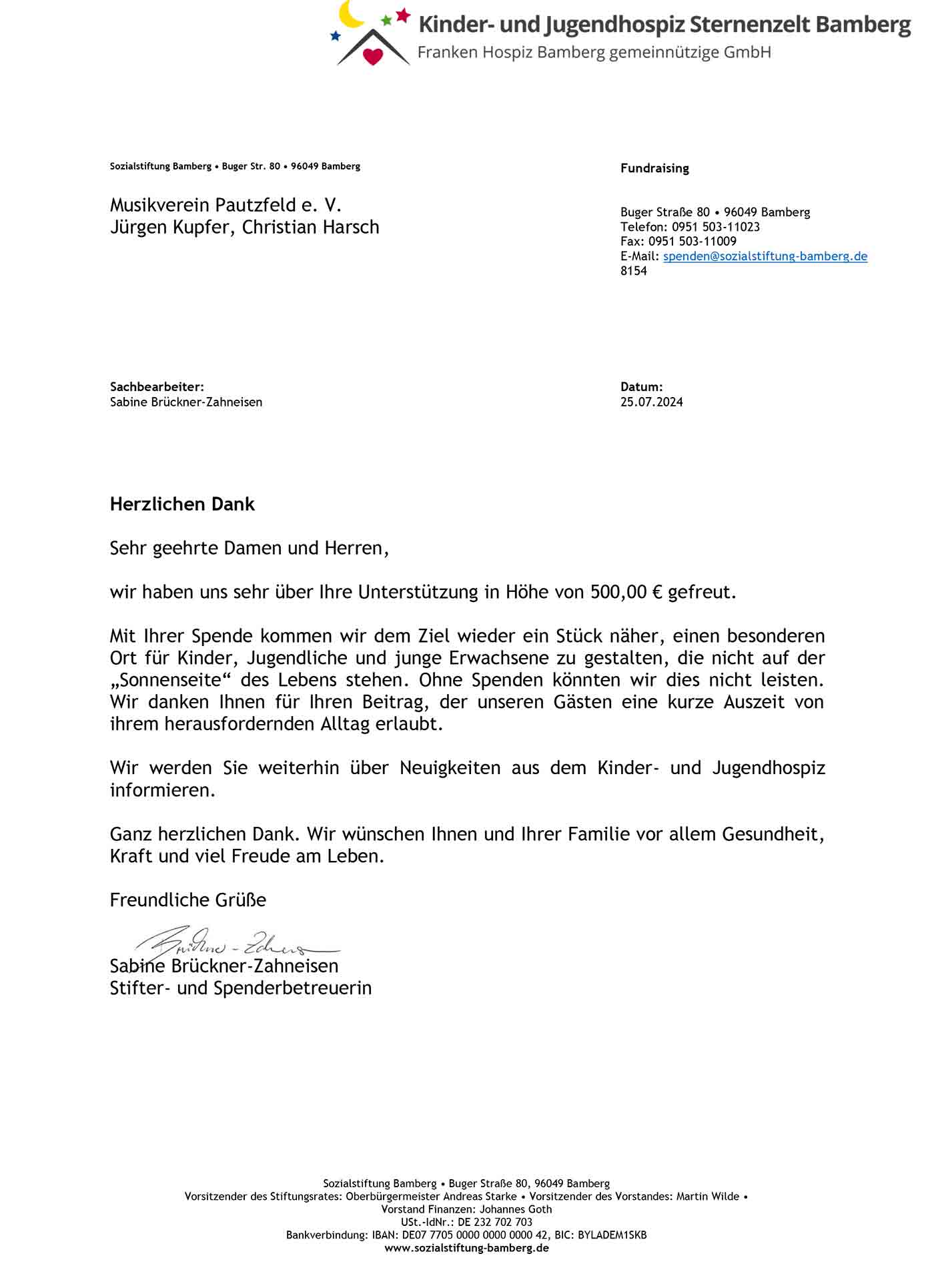 Spende Kinder Hospiz